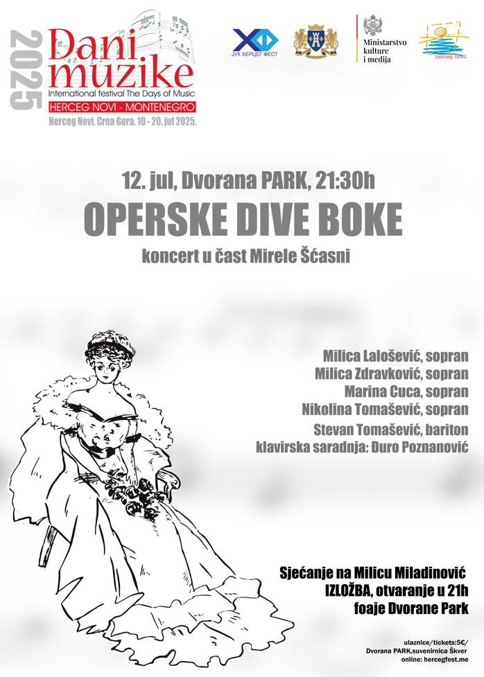 KONCERT – OPERSKE DIVE BOKE