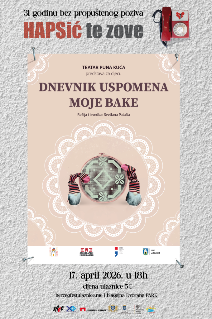 HAPSić: “DNEVNIK USPOMENA MOJE BAKE”