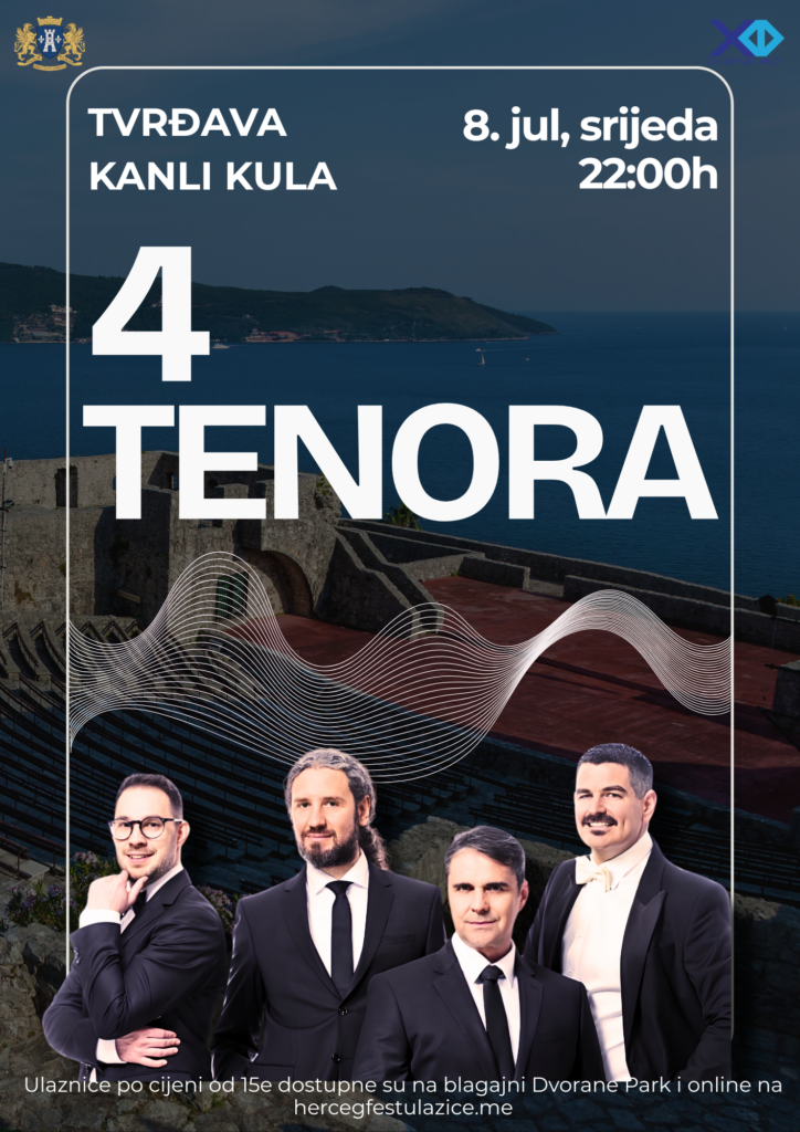 NOVSKE MUZIČKE SKALINADE – KONCERT: „4 TENORA“